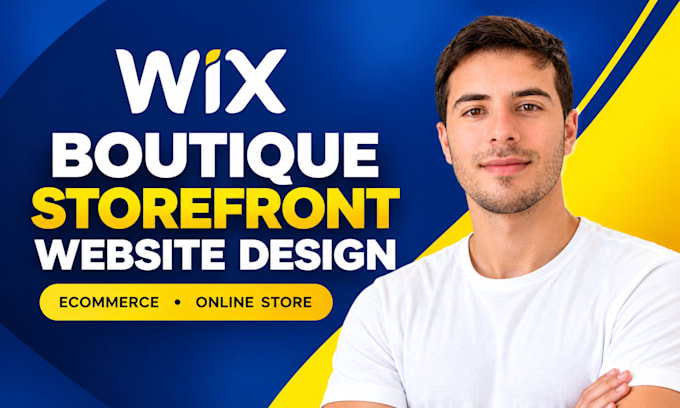 redesign wix boutique storefront website, design wix ecommerce, wix online store