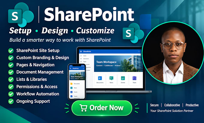 design and develop a professional sharepoint website