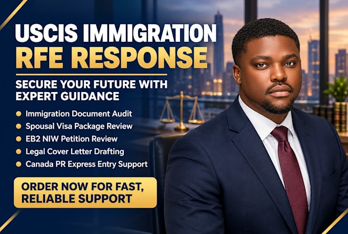 review uscis rfe response and immigration document