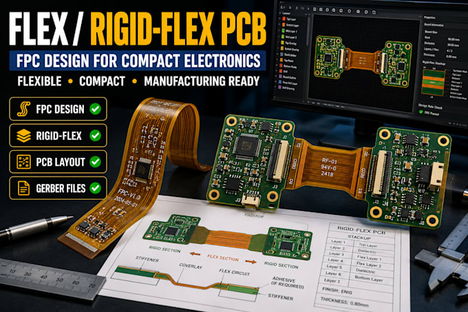 design flexible fpc and rigid flex pcb for compact electronics