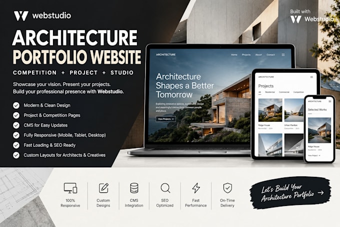build webstudio architecture competition website portfolio project page