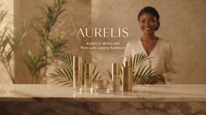 create  premium skincare product ads for you