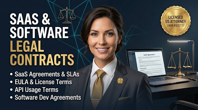 draft a professional saas agreement for your software business
