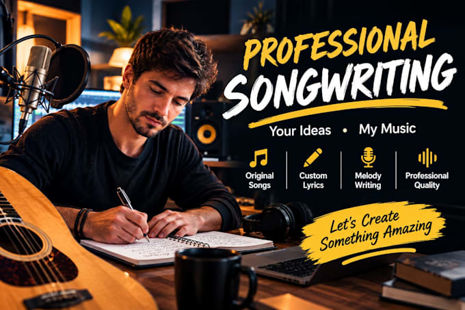 write original song lyrics, catchy hooks, and complete songs