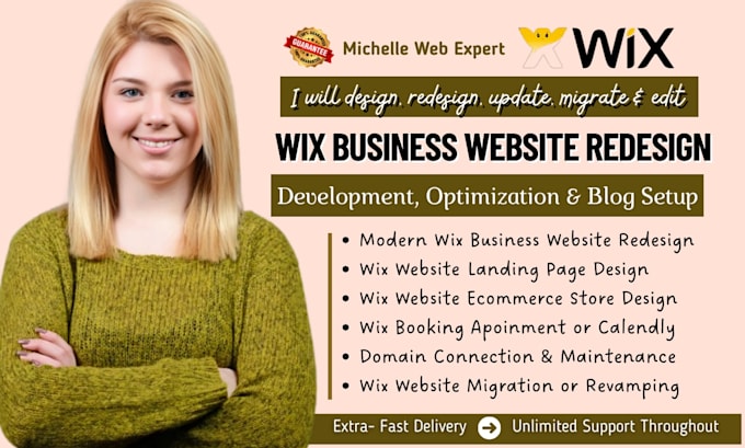 design wix website redesign wix website development wix business website design