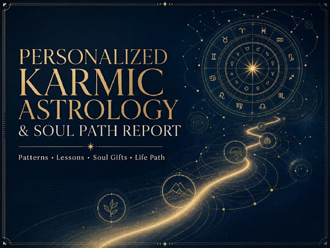 create your karmic astrology and soul path analysis