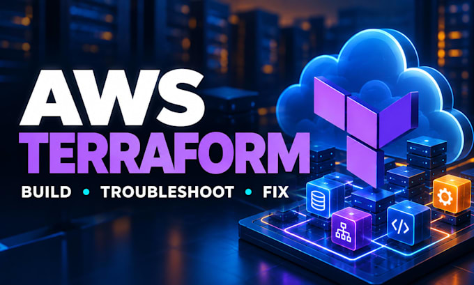 build, troubleshoot, and fix terraform for AWS infrastructure
