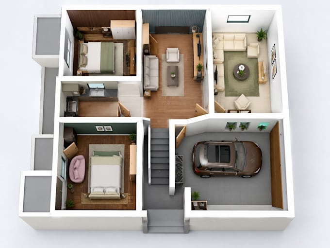 convert 2d floor plan to sketchup 3d house model and residential 3d modeling