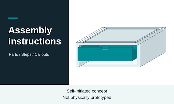 create clear assembly instructions for your simple product