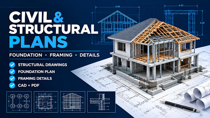 create stamped architectural permit drawings for city approval