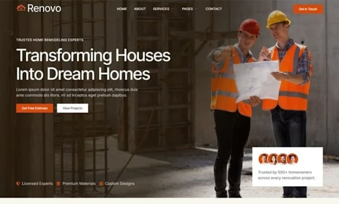 design squarespace moving company website relocation website renovation website