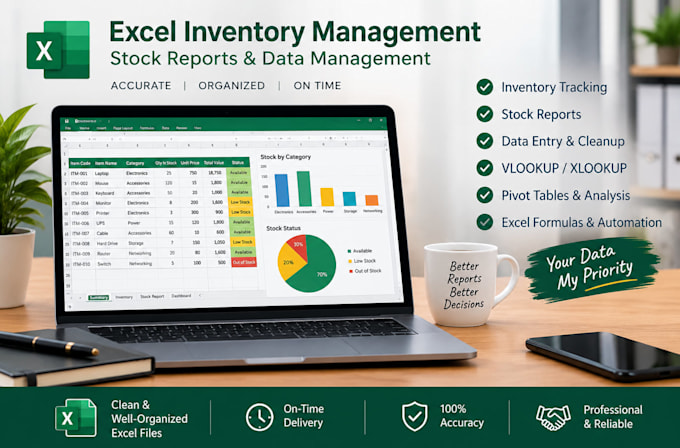 create excel inventory management and stock reports