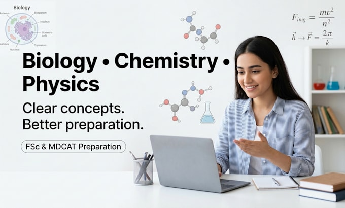 tutor biology chemistry and physics and mdcat