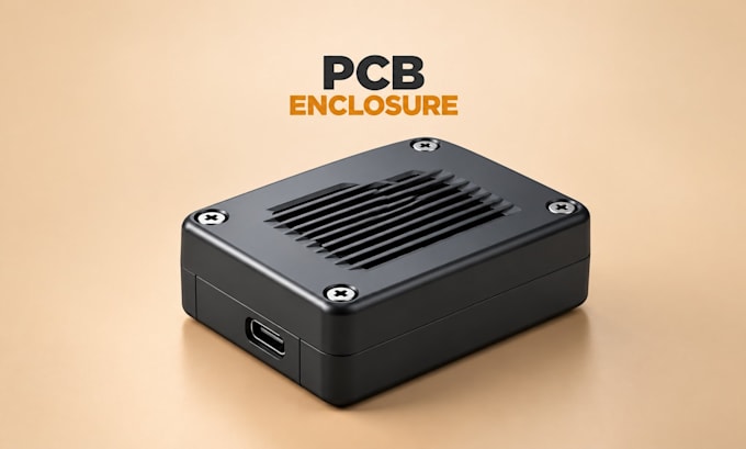 design custom pcb enclosure, electronics housing, solidwork cad for iot devices