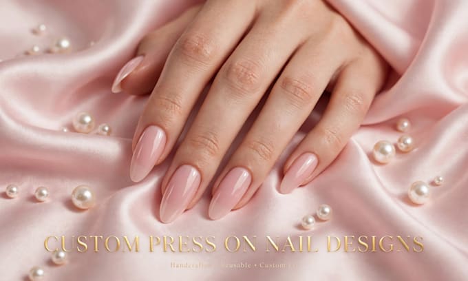 create custom luxury press on nails and modern nail design