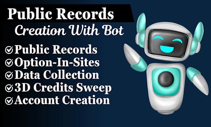 do public records creation with bot