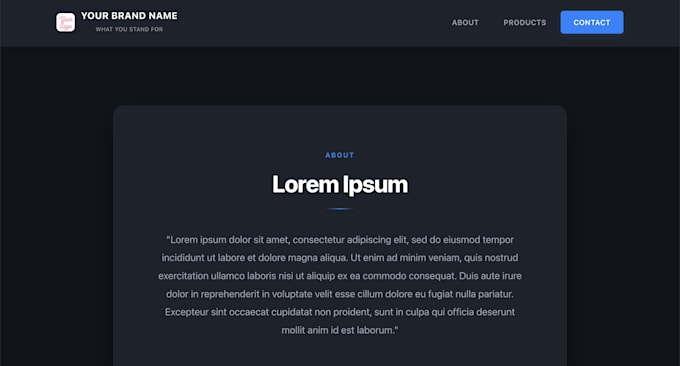 make a react vite, mobile first, stripe ready frontend template
