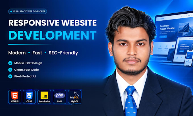 build a fast SEO ready responsive website for your business