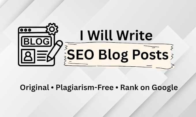 write SEO optimized blogposts for medical niche