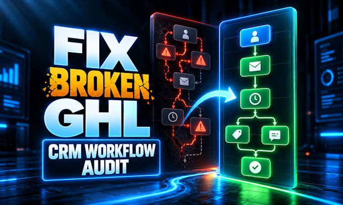 audit and fix gohighlevel CRM workflow issues