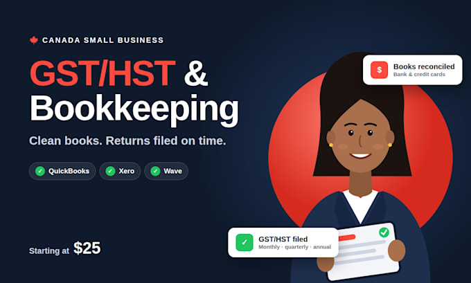 do canada gst hst filing and bookkeeping in quickbooks