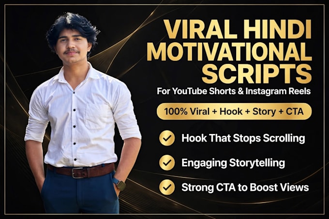 write viral hindi motivational scripts for youtube shorts and instagram reels