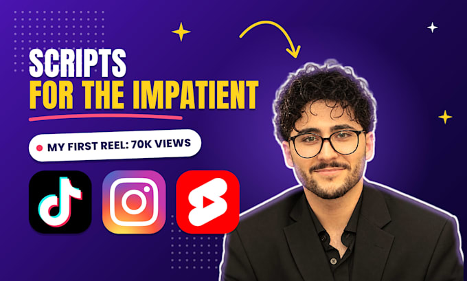 write reels and tiktok scripts with hooks that stop the scroll