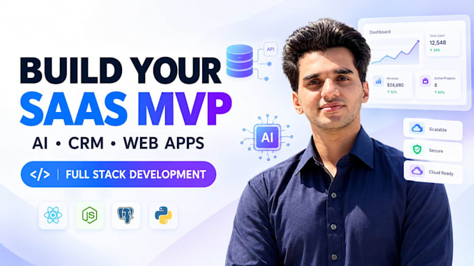 build a custom saas web application or mvp