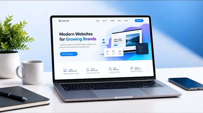 build a 3d animated website with smooth scroll effects and video hero