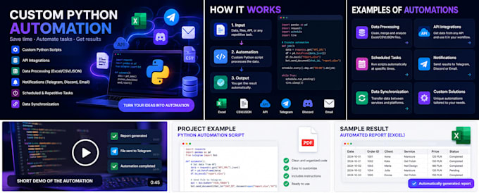 create a python script to automate repetitive tasks