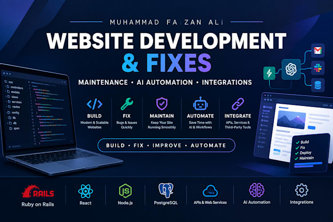 build web apps, fix bugs and automate workflows with ai