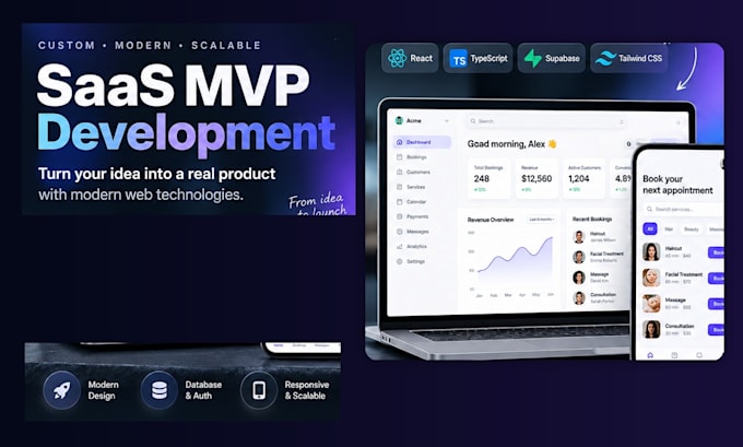 build your saas mvp with react and supabase