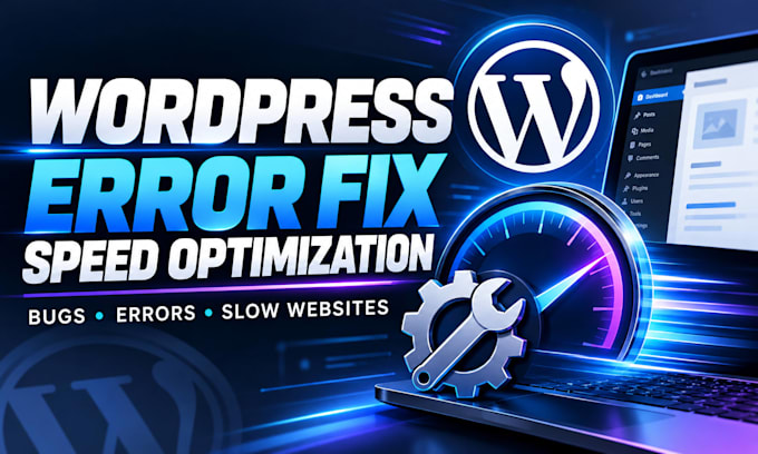 fix wordpress errors and optimize website speed