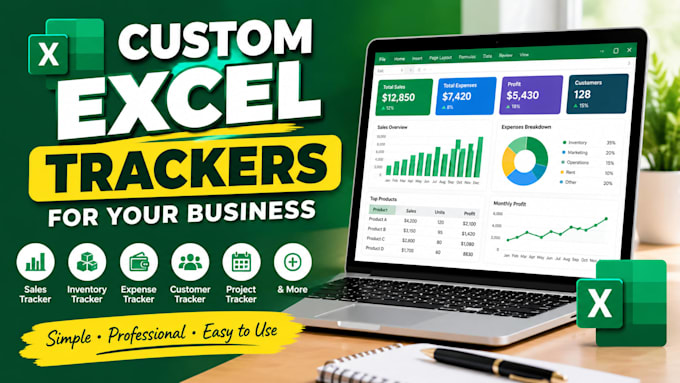 create custom excel trackers for your small business