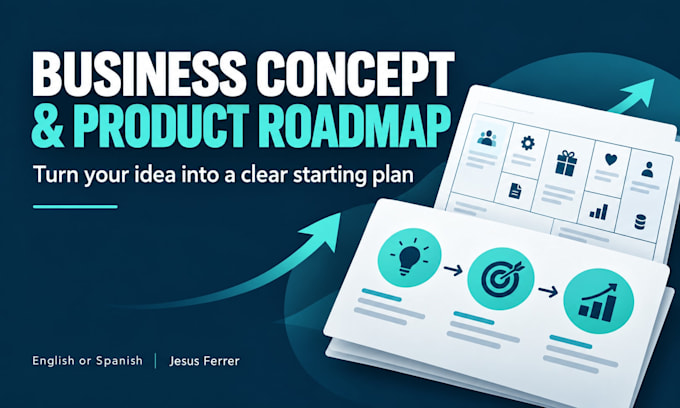 create a practical business concept plan and product roadmap
