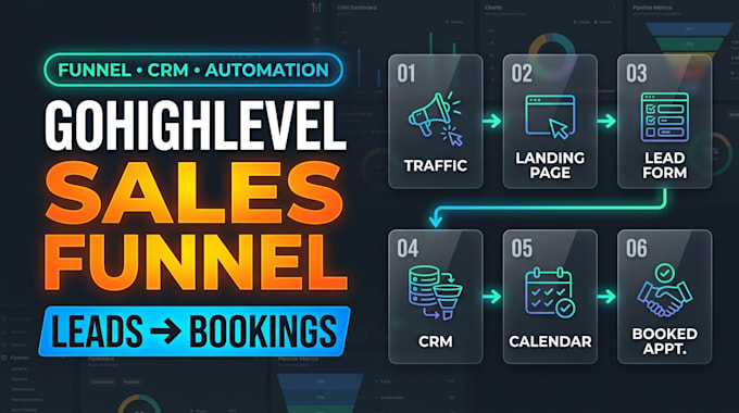 build gohighlevel sales funnels for lead capture and bookings