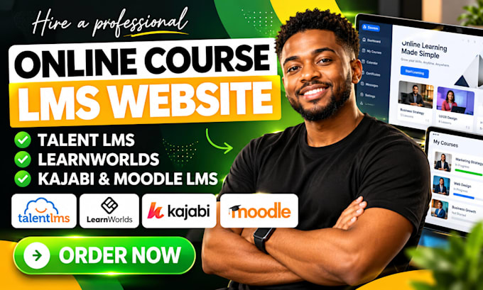 setup online elearning courses on moodle learndash learnworlds and talentlms