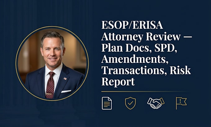 review esop transaction documents and identify legal risks