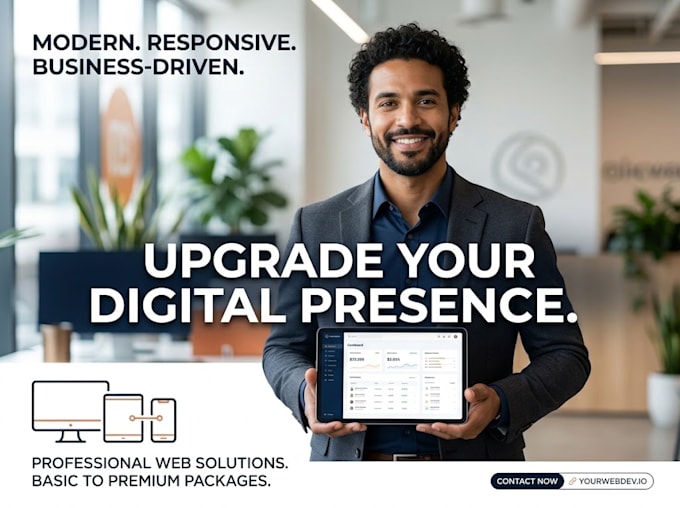 develop a modern web application for you