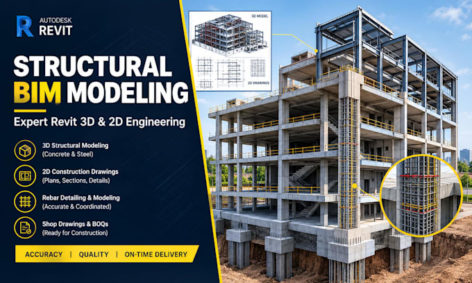do expert structural revit bim modeling