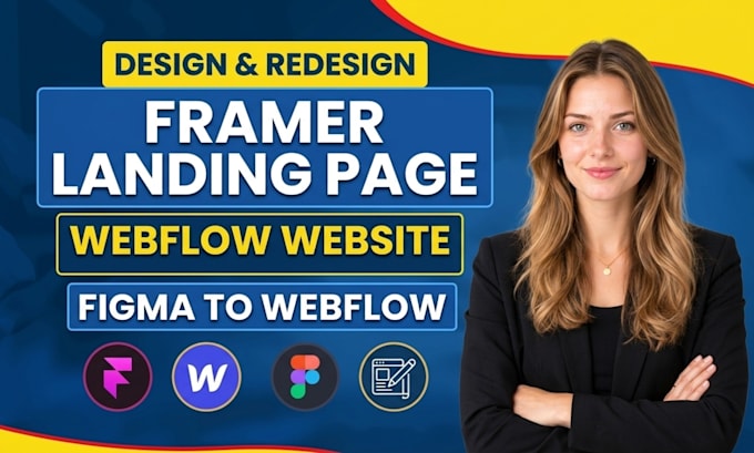 design framer landing page, framer website or webflow redesign figma to webflow