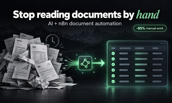automate PDF data extraction with n8n and ai