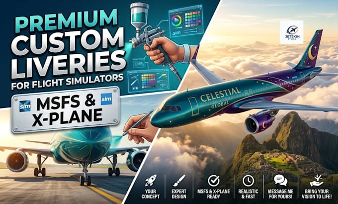 create custom aircraft liveries for msfs 2020 msfs 2024