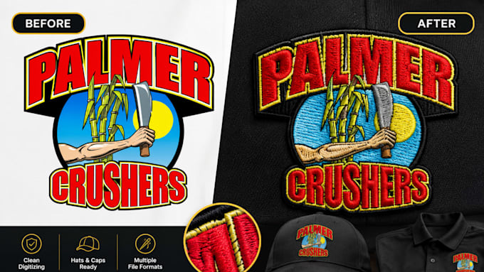 convert your logo into dst pes using wilcom for fast embroidery digitizing
