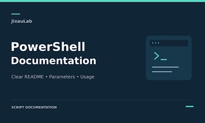 document your powershell script for a clear handover
