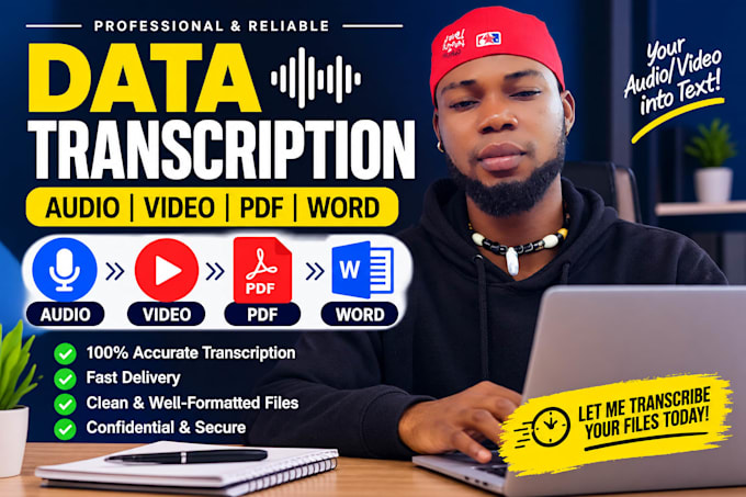 do accurate data transcription and data entry
