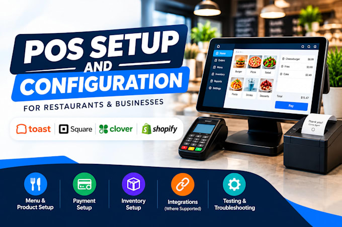 do toast pos, square pos, clover pos and shopify pos