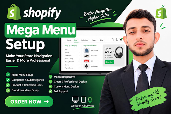 shopify mega menu setup