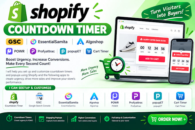 bfcm countdown timer gsc  essential samita algoshop powr profy attrac popup