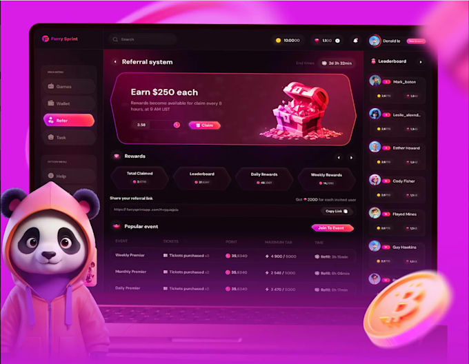 develop telegram mini app, telegram game, nft game